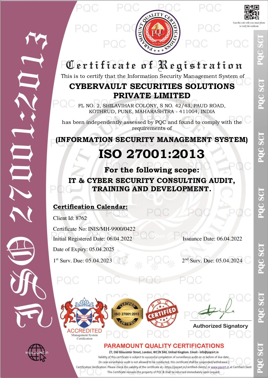 8762_CYBERVAULT-SECURITIES-SOLUTIONS-PRIVATE-LIMITED_27001-pdf